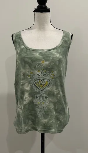Faded Glory Graphic Tank Top thumbnail 1