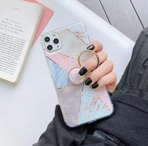 iPhone XR glitter case with hand holder thumbnail 1