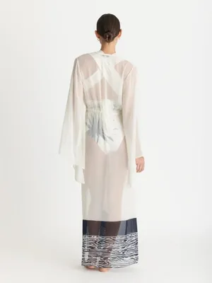 Diarrablu Sirene Kimono Baya Navy Womens Size Large thumbnail 5