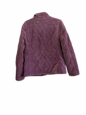 Coach Purple velvet coach jacket Size L thumbnail 2