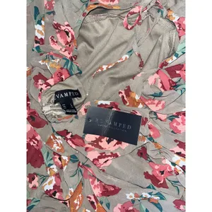 ReVamped Dress Collections NWT Womens Large Dress 3/4 Sleeves Zips Up Back &Ties thumbnail 5