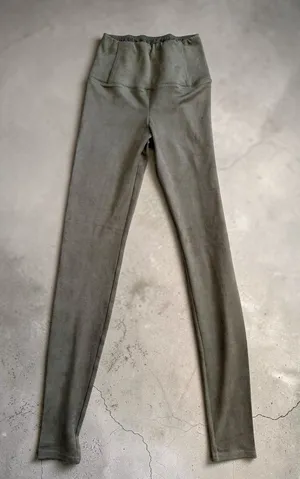 WILFRED FREE Taupe Faux Suede Leggings Size XS thumbnail 1