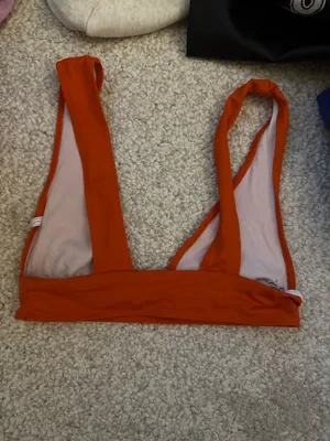 Urban outfitters burnt orange bikini top thumbnail 2