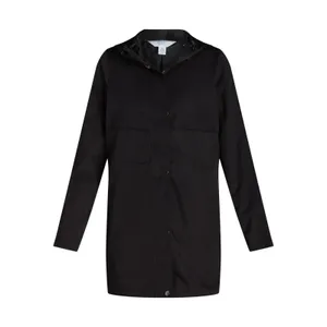 Time and Tru Womens Jacket Sz L Black Hooded Lightweight Anorak Full Zip Outdoor thumbnail 9