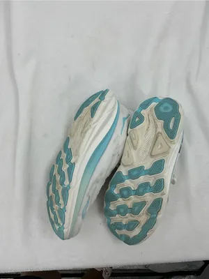 Hoka Clifton 9 Women's Running Shoes - White with Teal and Copper b71 thumbnail 6