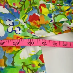 Joy‎ Joy Front Yoke Trim Dress Mango Blossom mini dress sz XL thumbnail 5