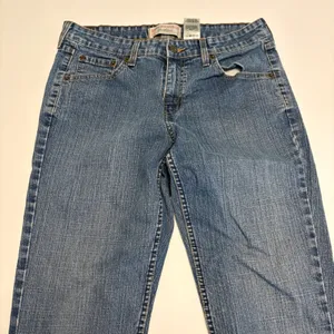 Levi Strauss Signature Jeans Womens 8 Short Blue Low Rise Bootcut Stretch 0502 thumbnail 1