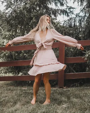 Pink Boho Dress Size M thumbnail 2