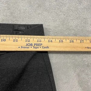 J Crew Pants Womens Small Gray Pixie Back Zip‎ Viscose Skinny Mid Rise Office thumbnail 2