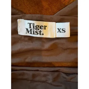 Tiger Mist Brown Cross Tie Halter Neck Archie Top‎ Size XS thumbnail 8