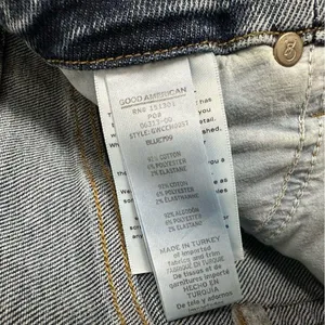 Good American Good Waist Good Crop Jeans Distressed Medium Wash Size 6 thumbnail 12