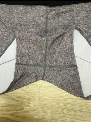 lululemon Speed Up Mid Rise Tall Running Shorts Heathered Gray Black Athleisure thumbnail 2