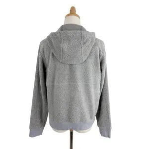 Patagonia Shearling Hoodie Full Zip Grey Sz S thumbnail 6