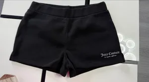 Juicy Couture Black Women's Black Sweat Shorts XL MSRP $69 NWT thumbnail 2