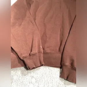 Fabletics Brown Half-Zip Sweatshirt XXL/1X thumbnail 7