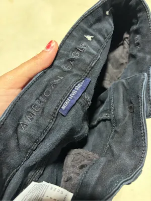American Eagle High-Rise shortie Denim Shorts 0 thumbnail 5