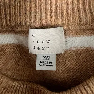 A New Day Oversized Chunky Striped Sweater Size XS thumbnail 3