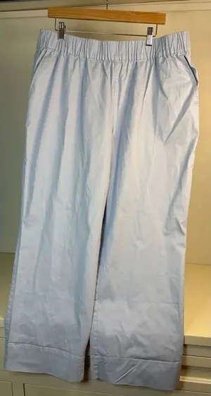 NWT Light Blue straight leg pull on pants size 0X thumbnail 1