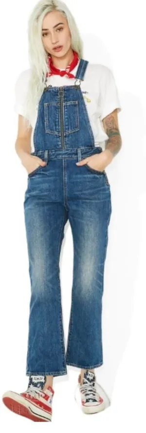 Levi’s Orange Tab Front Zip Overalls 28 thumbnail 1