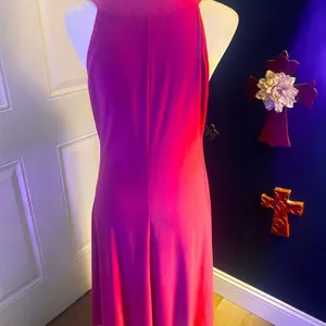 Tiana B Fuschia Halter Gown thumbnail 5