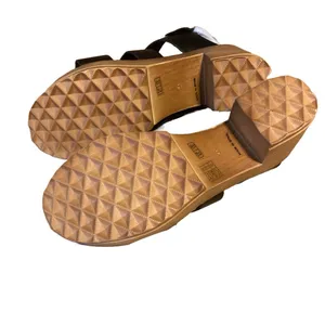 Musse And Cloud Black Leather "Frisa" Platform Sandals (10) thumbnail 8