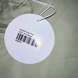 Princess Polly Kendall Crop Top in Sage Size 0 New with tag thumbnail 13
