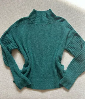 Kohl's Chunky green knit thumbnail 1