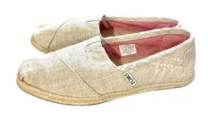 TOMS Women’s Alpargata Hemp Embroidered Slip-On Espadrille Loafers thumbnail 1