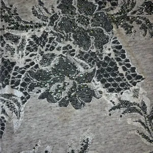 Miss Me Gray Floral Lace Tank Top thumbnail 4