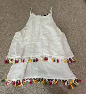 BoHo top White thumbnail 1