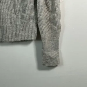 Quince Ribbed Alpaca Wool Blend Crewneck Sweater Heather‎ Gray XS thumbnail 6