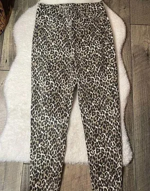 American Eagle Leopard Next Level Stretch Jeans 2 X-Short thumbnail 1