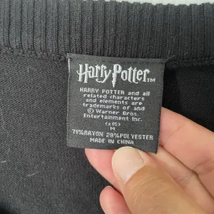 Warner Bros. Harry Potter Slytherin Cardigan Sweater Black Women's Size Medium thumbnail 8