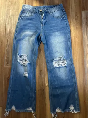 High Rise Mom Jeans Blue Size M thumbnail 1