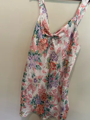 Vintage floral slip nightgown Pink Size XL thumbnail 3