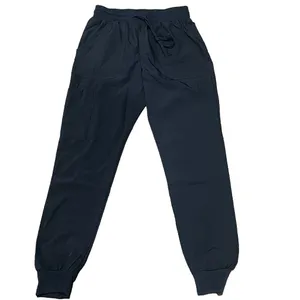 Just Scrubs Women's Jogger Pant Medium Black Stretch Ripstop Fabric Cargo Pocket thumbnail 2