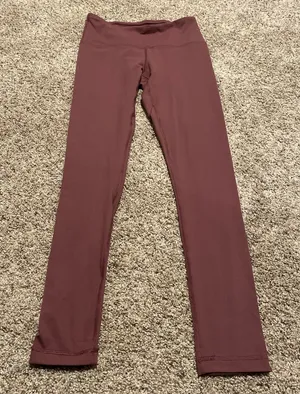 Women’s Maroon Leggings thumbnail 1