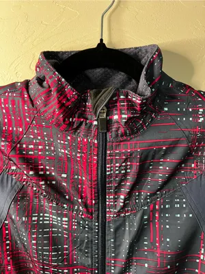 Brooks Running Pink Blue Print Full Zip Athletic Vest Women’s thumbnail 3