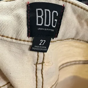 Urban Outfitters BDG Off White‎ Stovepipe High Rise Wide Leg Jeans 27 thumbnail 7