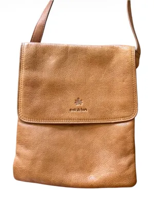 Oak & Tan Leather Crossbody Bag thumbnail 4