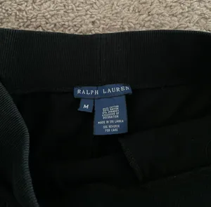 Ralph Lauren vintage black low waisted pajama/pj/ leep pants thumbnail 7