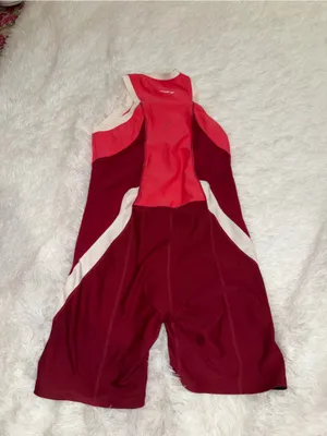 Saucony Women's Triathlon Suit Two-Tone Front-Zip One-Piece Swimsuit size XL thumbnail 7