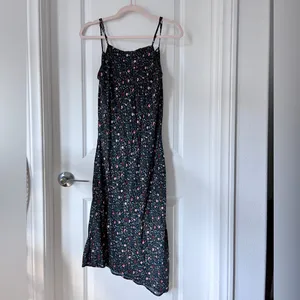 AG Adriano Goldschmied Women’s Blue Gia Floral Sleeveless‎ Midi Dress Size Small thumbnail 3