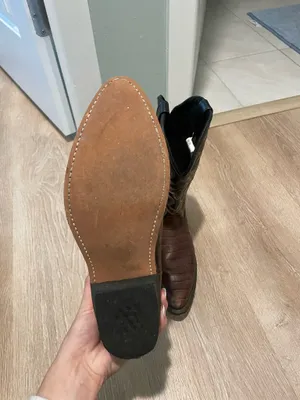 Cowboy boots Brown Size 9.5 thumbnail 3