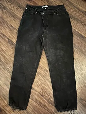 Abercrombie & fitch dad high rise 32/14s black thumbnail 1