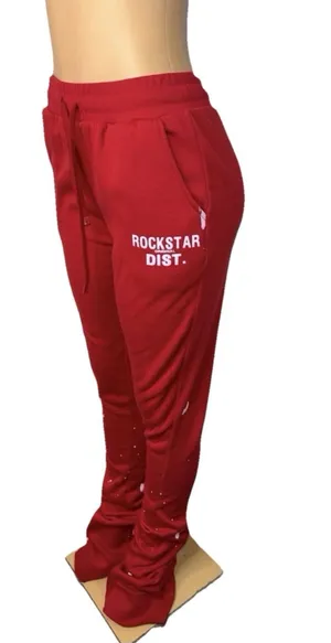 Rockstar sweatpants Red thumbnail 1