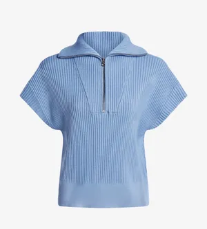 Varley Rory Half Zip knit Ashley blue  thumbnail 6