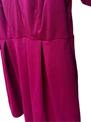 EUC ModCloth V Neck Knee Length Dress Size 1X thumbnail 5
