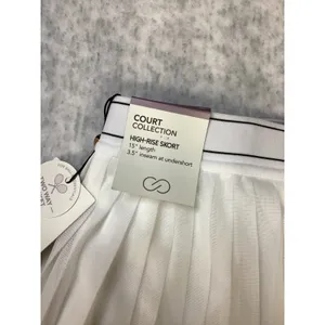 Calia Pleated Mesh Skort Womens XXL Pure White High Rise Tennis‎ Court WAX15225W thumbnail 7