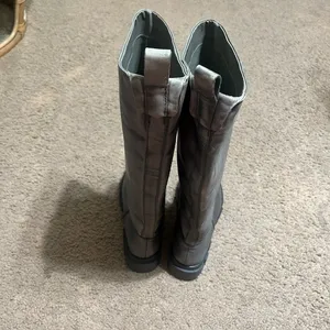 Free People Brooks High Tall Boots Leather Chunky Platform Lug Sole‎ 38.5 / 8 thumbnail 6